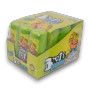 Brain Licker sour candy in blue raspberry flavour, individually wrapped in a 12pc display, ideal for Halloween