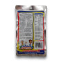 Back view of Crunchy Ice Cream Vanilla 17g bag with product details and ingredients, available at The Professors Online Lolly Shop.