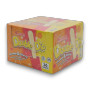 Swizzels Double Dips display box with 36 individually wrapped sherbet sachets in orange and cherry flavours, perfect for retail shops