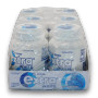 Extra Gum White Peppermint display unit, showcasing six 64g resealable bottles for freshness and convenience.