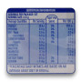 Nutritional information label for Extra Gum White Peppermint, 6 x 64g bottles in a display unit, available at The Professors.