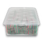 Fini Melon / Watermelon Belts container, featuring red and green sour belts layered neatly, available at The Professors.