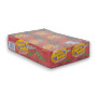 Hubba Bubba Bubble Tape 12-roll display unit, Seriously Strawberry flavour, featuring bright red bubble gum rolls