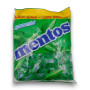 Mentos Pillowpack Spearmint 540g bag featuring individually wrapped mints, available at The Professors Online Lolly Shop.