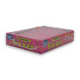 Beacon Fizzers Strawberry sherbet chew bars, packed for freshness in a 72pc display unit, available at The Professors Online Lolly Shop
