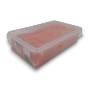 TNT Strawberry Sour Straps 1.6kg plastic tub showing chewy pink candy straps, available at The Professors