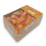 Trolli Mini Burgers gummy lollies in a burger shape, displayed in a 60-piece unit, available at The Professors Online Lolly Shop.