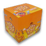 Wizz Fizz Original Sherbet 50 sachet display unit, vibrant orange packaging, available at The Professors Online Lolly Shop