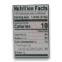Nutritional information of Wrigley’s Doublemint Gum 10x15 stick display.