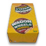 Arnotts Wagon Wheels 16 x 48g biscuits display box, available at The Professors Online Lolly Shop.