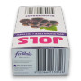 Jols Sugar Free Pastilles Blackcurrant 18x25g side view with packaging details and 100% Australian-owned branding.