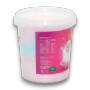 The Fairy Floss King multicoloured fairy floss 60g tub, labelled and ready for celebrations, available at The Professors.