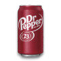 Single Dr Pepper 355ml can with its authentic blend of 23 flavours, perfect for soda lovers.