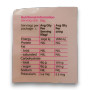 Nutritional information panel of The Fairy Floss King (65g bag - White).