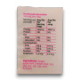 Nutritional information panel of The Fairy Floss King blue fairy floss bag.