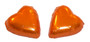 Chocolate Gems - Chocolate Hearts - Orange Foil, by Chocolate Gems,  and more Confectionery at The Professors Online Lolly Shop. (Image Number :5089)