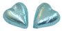 Chocolate Gems - Chocolate Hearts - Ice Blue Foil, by Chocolate Gems,  and more Confectionery at The Professors Online Lolly Shop. (Image Number :5098)
