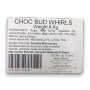 Nutritional info and ingredients for Custom Choc Choc Bud Whirls – ideal for bakeries and frozen yogurt shops