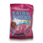Sweetworld Fairy Floss Strawberry 15g bag showcasing strawberry-flavoured fairy floss, available at The Professors