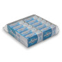 Eclipse Chewy Mints Peppermint 27g 20 tins in display unit, showcasing the sleek packaging, available at The Professors.