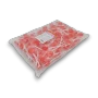 Sweet Treats Red Flat Pops 1kg bag filled with approximately 125 wrapped hard candy cherry lollipops.