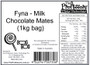 Fyna - Milk Chocolate Mates (1kg bag)