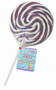 Lolly Mania Party Delights Lollipops - Purple - Grape Flavour, by Lolly Mania,  and more Confectionery at The Professors Online Lolly Shop. (Image Number :8698)