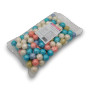 Sweet Treats Shimmer Gumballs in a 1kg bulk bag with vibrant pastel colours, available at The Professors Online Lolly Shop
