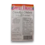 Nutrition panel and product information on Sweet Treats Candy Chews Orange Orange Flavour 1kg bag packaging.