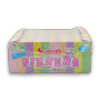 Swizzels Giant Fizzers rolls in a 24 unit pack, featuring individually wrapped rainbow-coloured fizzy candy, available at The Professors