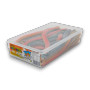 TNT Sour Turbo Tubes Multi-Colour 30pc display unit with rainbow-coloured chewy sticks, available at The Professors.