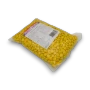 Sweet Treats Yellow Choc Buttons 1kg bag showing smooth yellow candy-coated chocolate buttons.