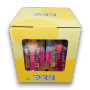 Pez Barbie character dispensers assortment in retail display box with candy tablets, available at The Professors Online Lolly Shop