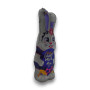 Cadbury Dairy Milk Small 80g Hollow Bunny side view in purple foil, available at The Professors Online Lolly Shop.