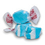 Close-up of Blueberry Salt Water Taffy by Taffy Town, individually wrapped, available at The Professors Online Lolly Shop