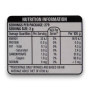 Nutritional information of Eclipse Chewy Mints Spearmint 6 x 93g tubs.
