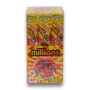 Cola-flavoured Millions sweets in 60g tubes, packed in a 12-pack display box, perfect for retail and events.