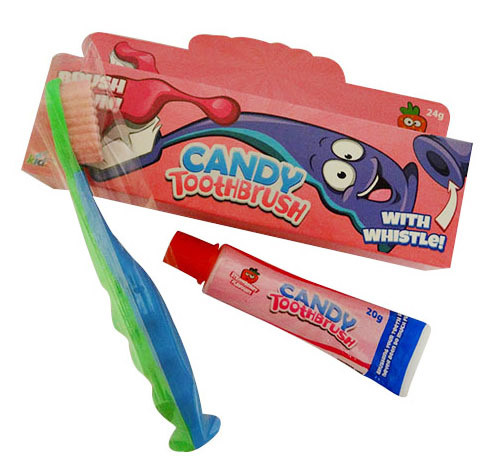 Toothpaste Case Candy Candy Toothbrush - buy at The Professors Online Lolly Shop (12242)