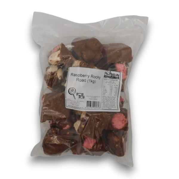 Rocky Raspberry Raspberry Rocky Road (1kg bag)