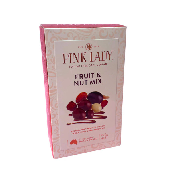 Pink Lady Fruit & Nut Mix 200g Box – Chocolate Coated