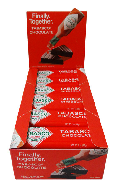 Get Tabasco Brand Spicy Chocolate at The Professors Online Lolly