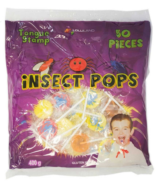 Insect Pops - Tongue Tattoo - purchase at The Professors Online Lolly ...