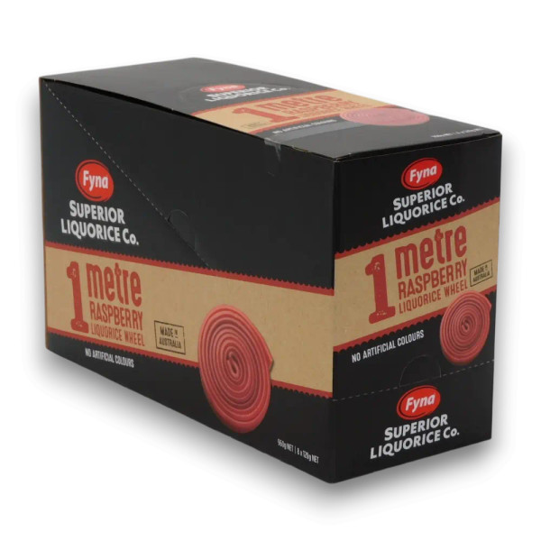 Fyna One Metre Red Licorice (8 x 120g)
