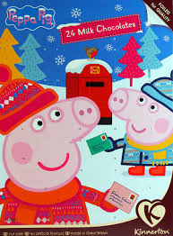 Detail of Kinnerton milk chocolate Peppa Pig advent calendar