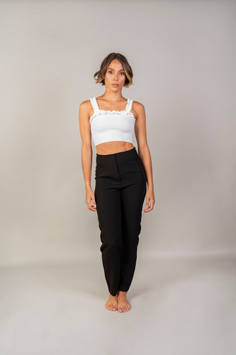 Crop top Ami, Básico Tiras Boleros