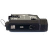 Side profile view of the black DesignateIR visible and infrared tactical laser showing the low profile housing