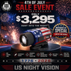 Promotional sale event graphic for the InfiRay Outdoor RICO Micro RH25V2 Thermal System highlighting the premium 640 resolution
