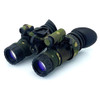 front view of RNVG night vision binoculars protected by the Multicam 500D Cordura wrap by Reese Wraps