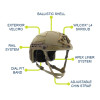 Caiman Galvion Ballistic Helmet System - Ranger Green XL