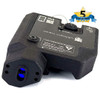 Angled front profile of the black Sentinel dual beam infrared aiming laser included in the USNV Flight of Lasers lineup